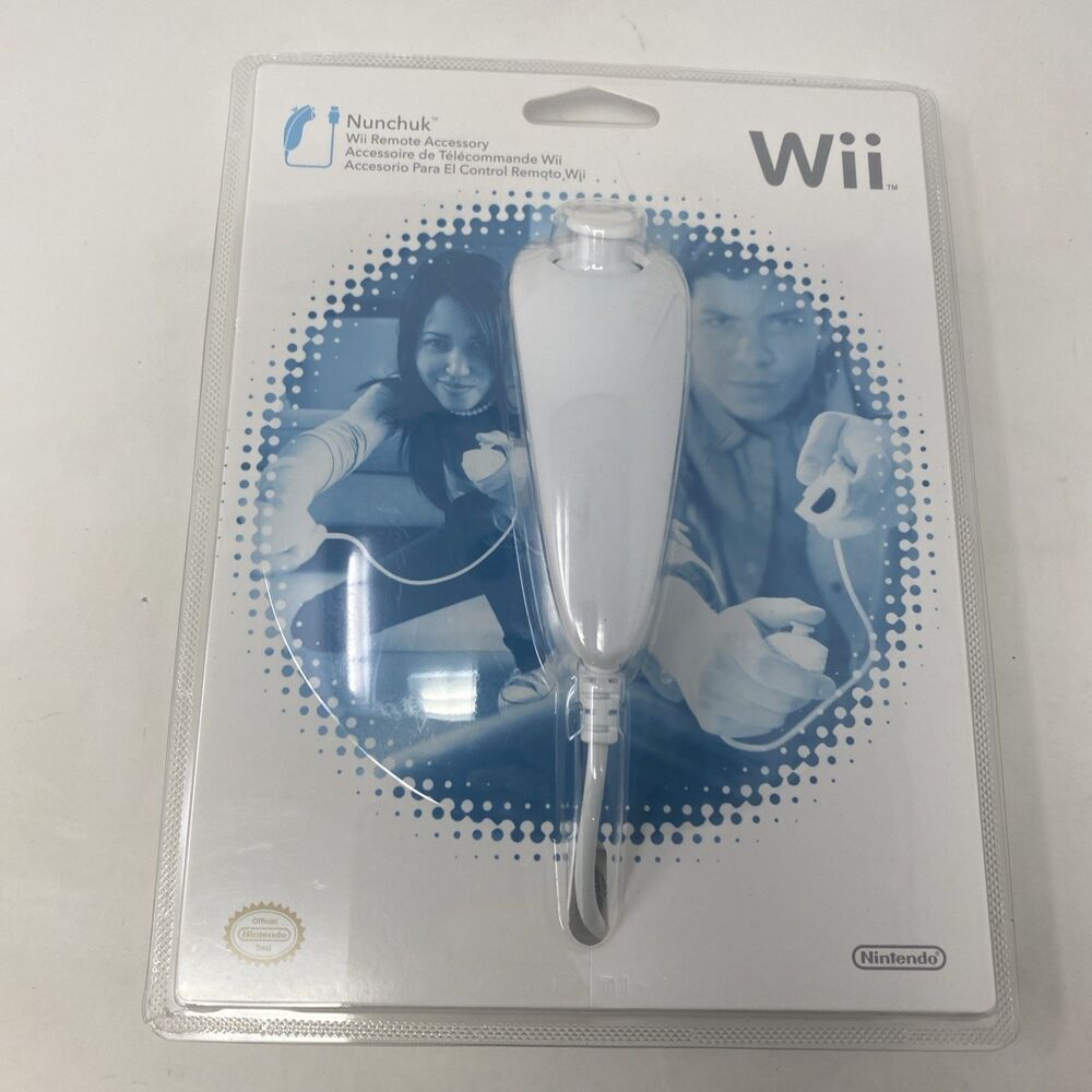 NEW OEM GENUINE 2007 Nintendo Wii Nunchuck (White) - SEALED